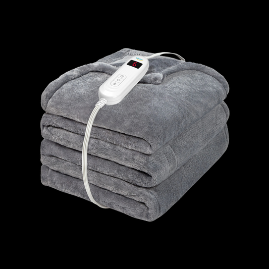 Ultraconfort Electric Blanket, 50"X60" ,10 Heat Levels, Gray